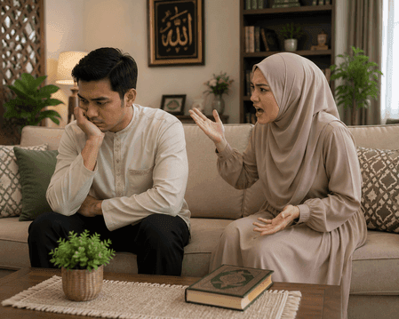 Istri Sering Marah kepada Suami Menurut Islam: Penyebab, Dalil Al-Qur'an, Hadis, dan Cara Mengatasinya